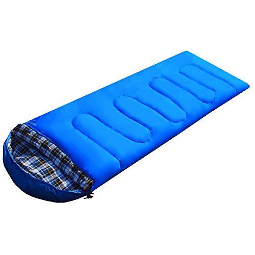 Feeryou Portable Double Sleeping Bag Breathable Sleeping Bag Warm Waterproof Free Stretch Anti-Pinch Zipper Design Convenient Compression Super Strong