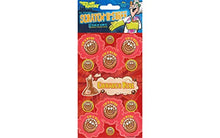 Load image into Gallery viewer, Dr Stinky&#39;s CINNAMON ROLL Scratch-and-Sniff Stickers, 4 packs of 2 sheets 4 x 6 3/4, 26 stickers
