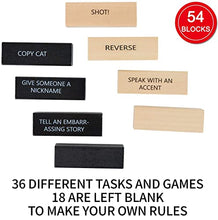 Load image into Gallery viewer, Toyssa Stacking Games 54 PCS Stacking Blocks with 36 Different Rules and Games for Adults Night Party Game
