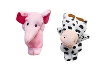 Load image into Gallery viewer, Super Z Outlet Velvet Cute Animal Style Finger Puppets for Children, Shows, Playtime, Schools - 10 Animals Set
