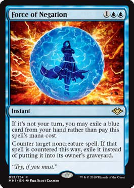 Magic: The Gathering - Force of Negation - Foil - Modern Horizons