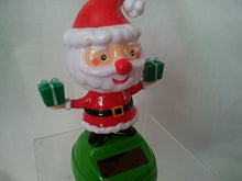 Load image into Gallery viewer, Santa Solar Character, Dancing Santa Solar Bobble Head
