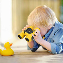 Load image into Gallery viewer, Diyeeni Children Binocular Telescope Set,Portable Mini Handheld Kid Binoculars for Enhance Concentration, Watch The Insects, See The Distant View,Toy Kid Gift(Yellow)
