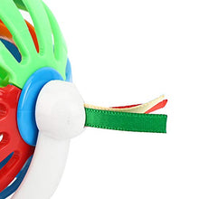 Load image into Gallery viewer, Leftwei Romantic Valentine&#39;s Day Baby Rattle Toy, Durable Interesting Dining Table Toy Rotational Colorful Rattle Toy, for Baby(Rainbow Rattle Ball)
