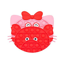 Load image into Gallery viewer, ONEST 3 Pieces Silicone Push Pops Bubbles Fidget Sensory Toy Funny Pops Fidget Toy Autism Special Needs Stress Reliever Toy (Cat Crab Lobster)
