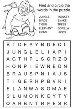 Load image into Gallery viewer, ZOCO 50 Pack: Jungle Fun Kid&#39;s Activity Pads | Bulk Mini Activity &amp; Coloring Books for Kids - Coloring, Games, Mazes, Word Search, Puzzles | Kids Party Favors | Handout Toys
