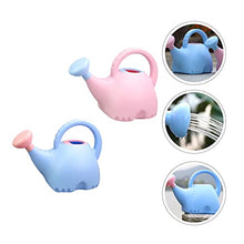 Load image into Gallery viewer, 2pcs Novelty Watering Pot Kids Watering Can Plastic Plant Water Can Pot Cute Elephant Indoor Outdoor Gardening Watering Bucket for House Plants Succulents Flowers
