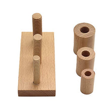 Load image into Gallery viewer, Yiju Montessori Wooden Nuts and Bolts Building Construction Tools for
