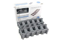 Trixbrix Curved Tracks R56 Box 8pcs Compatible with Lego City Train Sets 60197 60198 10277 60205 60238