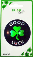 I LUV LTD Irish Good Luck Round Magnet