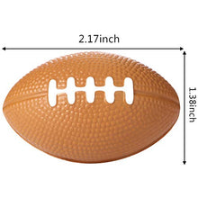 Load image into Gallery viewer, 50 Pieces Football Stress Ball, Mini Foam Sports Ball, Foam Sports Ball for School Carnival Reward, Party Bag Gift Fillers
