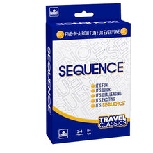 Load image into Gallery viewer, Travel Classics: Sequence - The Exciting Game of Strategy in A Compact Travel Version by Goliath, White
