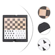 Load image into Gallery viewer, NUOBESTY 2 Sets Magnetic Travel Chess Set Foldable Chess Board Portable Compact Pocket Chess Board Games Intelligence Trainer Puzzle Toy for Kids Adults
