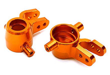 Load image into Gallery viewer, Integy RC Model Hop-ups C28741ORANGE Billet Machined Steering Knuckles for Traxxas 1/10 Rustler 4X4
