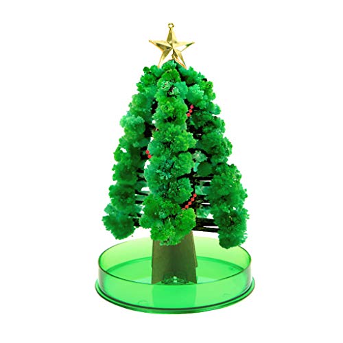 Magic Growing Crystal Christmas Tree Presents Novelty Kit for Kids Funny Educational and Party Toys