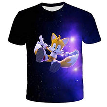 Load image into Gallery viewer, Boys Cartoon Sonic Clothes Girls 3D Funny T-Shirts Costume Children Spring Clothing Kids Tees Top Baby T Shirts (5T)
