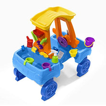 Load image into Gallery viewer, Step2 Car Wash Splash Center, Kids Outdoor Water Table Toy, Pretend Play Car Wash Toy, Blue/Orange
