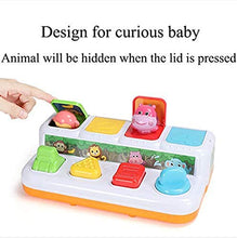 Load image into Gallery viewer, YMDLY Toys Animal Park Interactive Pop Up Music Toy,Up- Early Education Activity Center Toy, Ages 12 Months and up Toddlers.
