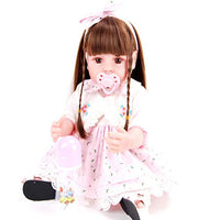 YANRU Realistic Silicone Baby Doll Look Real Handmade Lifelike Reborn Baby 22 Inch Rebirth Doll Gifts