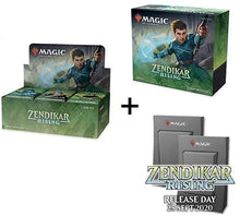 Load image into Gallery viewer, MTG Zendikar Rising Booster Box &amp; Bundle &amp; Both Commander Decks! TCG Magic The Gathering Card Game
