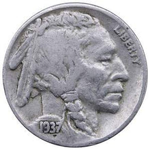 Load image into Gallery viewer, 1937-S Buffalo Nickel - G
