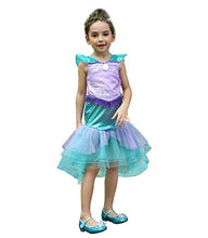 Load image into Gallery viewer, Lito Angels Princess Costume Halloween Christmas Fancy Dress Up for Girls Size 7-8
