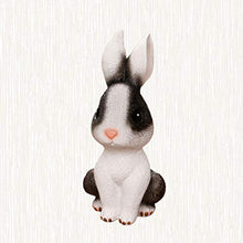Load image into Gallery viewer, BESPORTBLE Easter Rabbit Miniature Kids Rabbit Money Box Bunny Piggy Bank Bunny Figurine Rabbit Fairy Garden Miniature Figurines (Black)
