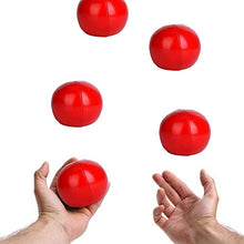 Load image into Gallery viewer, GLOGLOW Juggling Balls, 3Pcs 2.5in Soft PU Juggling Balls Clown Juggle Ball Set for Kids Adults Beginner Professionals(Red) Juggling Sets
