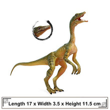 Load image into Gallery viewer, Compsognathus Model 1/5 Raptor Figurine Jurassic Realistic Dinosaur Figure Educational Painted PVC Toys Animal Collector Decor Dino Gift Party for Adult
