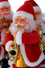 Load image into Gallery viewer, MEIFXIH Christmas Dolls,Christmas Electric Dancing Music Santa Claus Toy Christmas Decorations for Home Xmas Gift for Kids-Drumming
