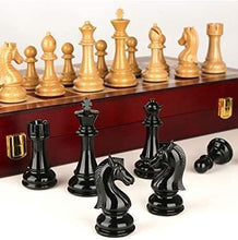 Load image into Gallery viewer, ZYF International Chess Set Improved Magnetic Chess, Handmade Portable Travel Chess Beginners Chess Game for Children and Adults, Family, Children, Friends and Parents
