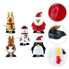 Load image into Gallery viewer, NUOBESTY 5Pcs Christmas Wind Up Toys Party Favors Assortment Santa Reindeer Snowman Penguin Clockwork Toys for Christmas Party Goody Bag Filler Stocking Stuffers Birthday Gift
