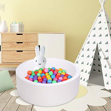 Load image into Gallery viewer, UHAPPYEE Soft Ball Pit for Toddler, 35&quot; x 12&quot; Foam Ball Pit with Removable Cover, Indoor Memory Sponge Round Ball Pit Without Balls - White
