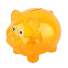 Load image into Gallery viewer, Coins Bank, Bank Gifts Baby Savings Bank, Bank, Cute Pig for Girls for Boys(Small Orange)
