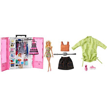 Load image into Gallery viewer, Barbie Fashionistas Ultimate Closet Portable Fashion Toy, Gift for 3 to 8 Year Olds Fashions 2-Pack Clothing Set &amp; 2 Accessories, Gift for Kids 3 to 8 Years Old
