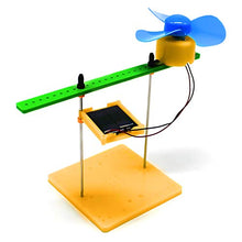Load image into Gallery viewer, Mini Solar Power Generator Fan Model Solar Generator Fan Toy DIY Kits Toy Solar Generator Fan Toy, Solar Generator Generation, Teaching Experiment for Kids Home
