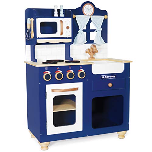 Le Toy Van Oxford Deluxe Toy Kitchen Premium Wooden Toys for Kids Ages 3 Years & Up, Oxford Deluxe Kitchen