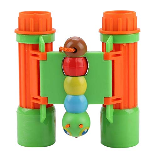 Children Colorful Magnifying Glass Telescope Toy Cute Animal Design Binocular for Kid Play(bee)