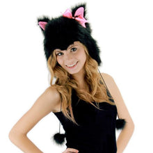 Load image into Gallery viewer, Kitty Hoodie Hat
