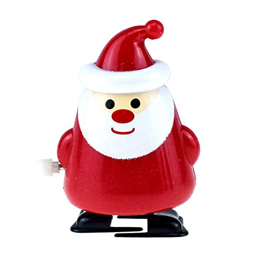 JIDOANCK Winder Toys Gift for Xmas, Walking Santa Claus Elk Penguin Snowman Clockwork Toy Home Decor Gift for Christmas A