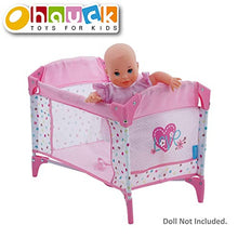 Load image into Gallery viewer, Hauck Love Heart Doll Pack and Play Yard, Folds for Easy Storage and Travel, Fits Dolls Up to 16 inches (D90723), Toy for Age 3 and Up, Care for Baby Doll Sleeping Role Play
