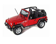 Load image into Gallery viewer, Maisto 2004 Jeep Wrangler Rubicon 1:18 Diecast Model Car, Red
