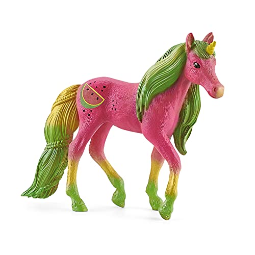 Schleich bayala, Unicorn Toys, Unicorn Gifts for Girls and Boys 5-12 years old, Melon Unicorn Foal