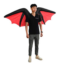 Load image into Gallery viewer, KESYOO Halloween Inflatable Costume Bat Wings Costume with Elastic Straps Blow Up Dress for Carnival Halloween Party Props Supplies
