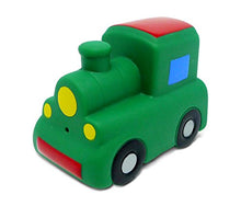 Load image into Gallery viewer, DolliBu Train Bath Buddy Squirter - Floating Green Train Rubber Bath Toy, Fun Water Squirting Bathtime Play For Toddlers, Cute &amp; Soft Transportation Toy For The Bathtub, Beach &amp; Pool for Boys &amp; Girls
