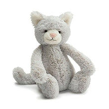 Load image into Gallery viewer, Jellycat Bashful Grey Kitty Stuffed Animal, Medium, 12 inches
