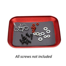Load image into Gallery viewer, Durable Storage Nuts Screw Bolts Exquisite Workmanship Magnetic Small Parts Tray Plate for Outdoor Sport Game for Children Kids Toys Gift(red)
