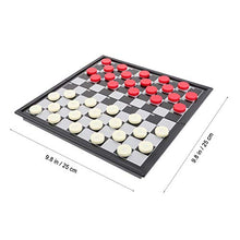 Load image into Gallery viewer, NUOBESTY Magnetic Chinese Checkers Checkers Board Game Travel Magnetic Chess Dominoes Backgammon Interactive Intelligence Trainer Game for Kids Children Checkers Game Adults
