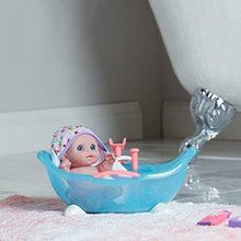 Load image into Gallery viewer, JC Toys Lil Cutesies 8.5&quot; All Vinyl Doll and Real Working Bath Set | Posable and Washable | Removable Outfit | Bath with Play Accessories Ages 2+ , Blue
