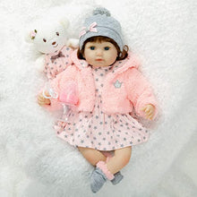 Load image into Gallery viewer, haveahug Reborn Baby Doll 18 inch Lifelike Baby Girl Doll with Bear Gift Sets for Children
